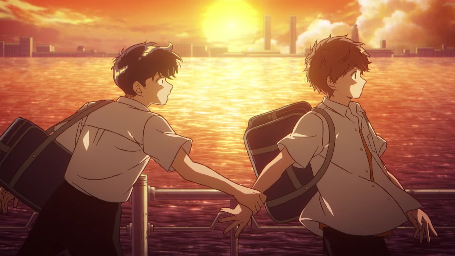 Nakamura and Hirose in Go for it Nakamura-kun